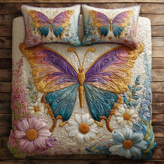 Golden Butterfly Wings CW1009011CL Duvet Cover Set