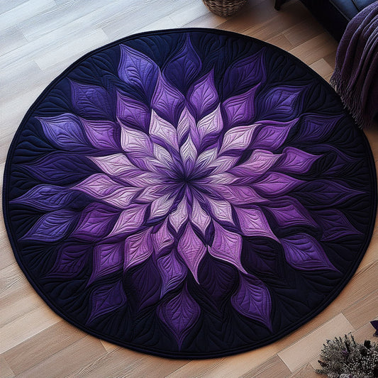 Radiant Violet Harmony WP2003101CL Quilted Round Mat