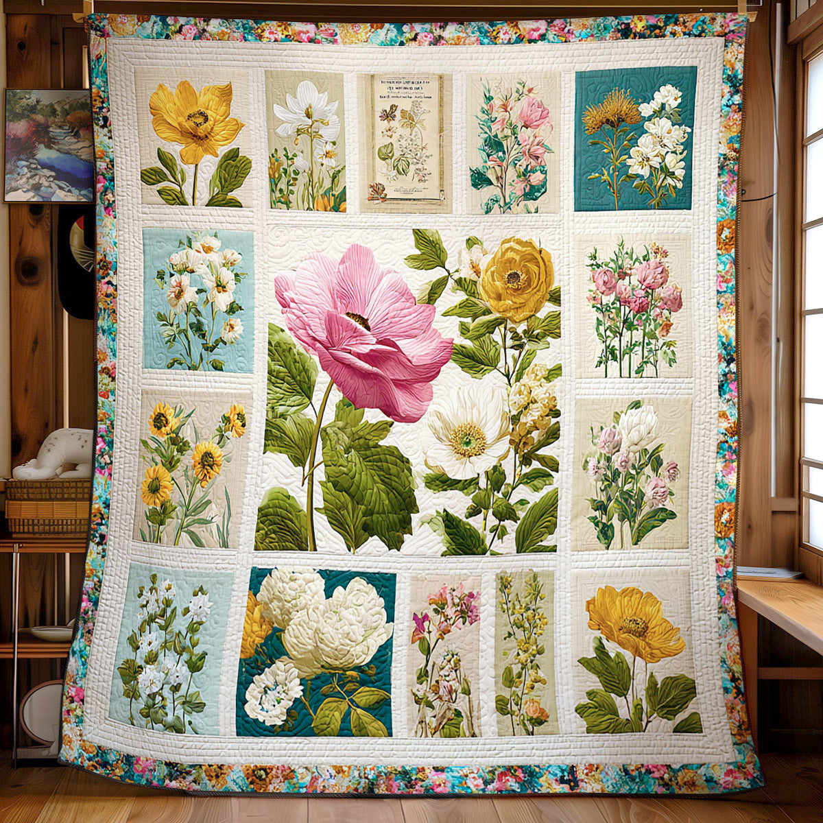 Cottage Bloom CW1301080CL Quilt