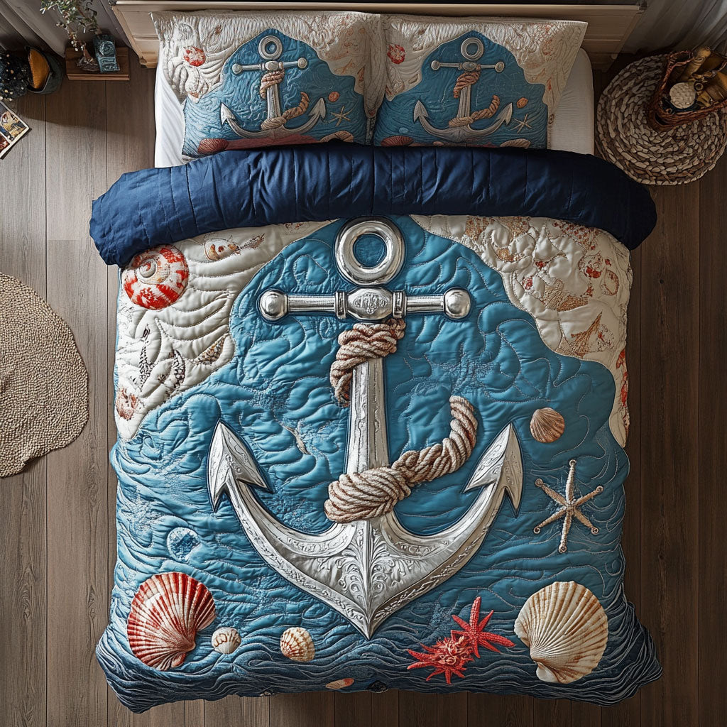 Compass Anchor CP0809083CL Duvet Cover Set