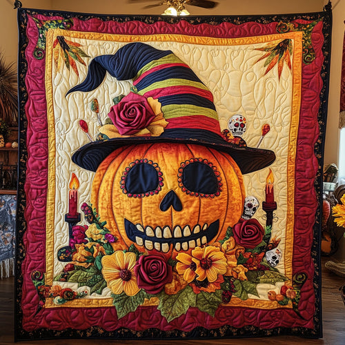 Pumpkin Rose Fiesta WN1108070CL Quilt