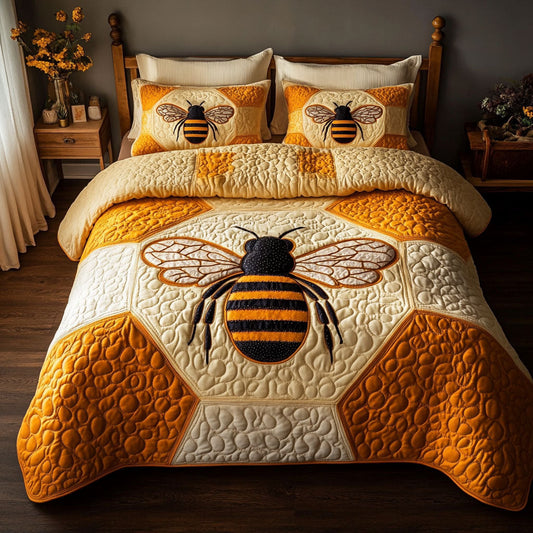 Bold Stripe Bee WN1511002CL Duvet Cover Set