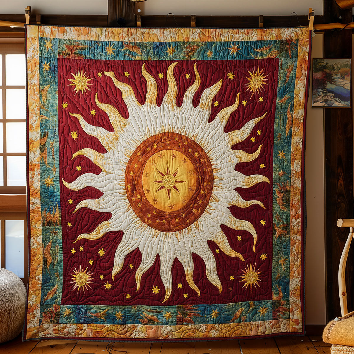 Mystic Legend Sun WY2102042CL Quilt