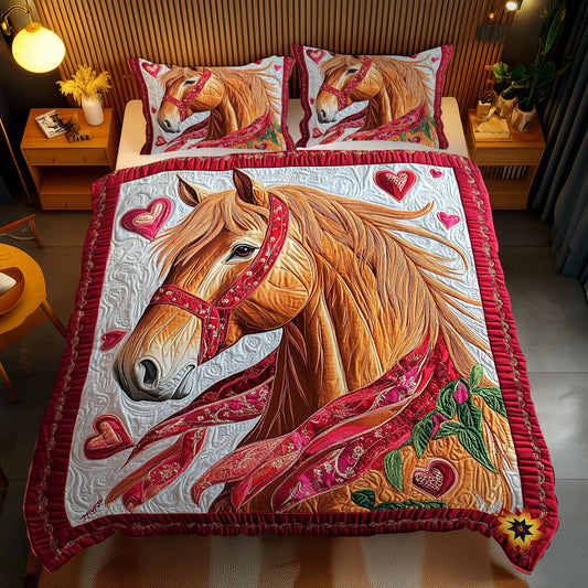 Valentine Horse WY2512062CL Duvet Cover Set