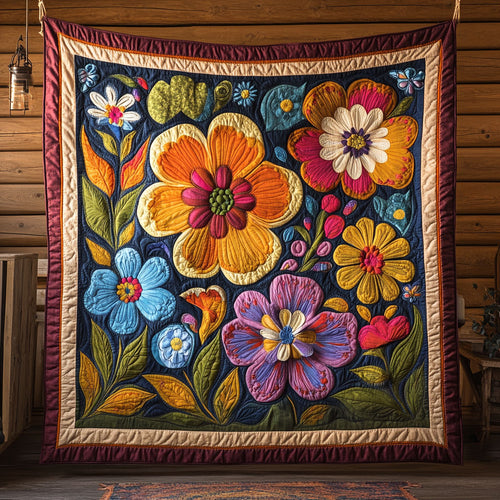 Floral Fireworks CP1305031CL Quilt