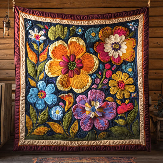 Floral Fireworks CP1305031CL Quilt