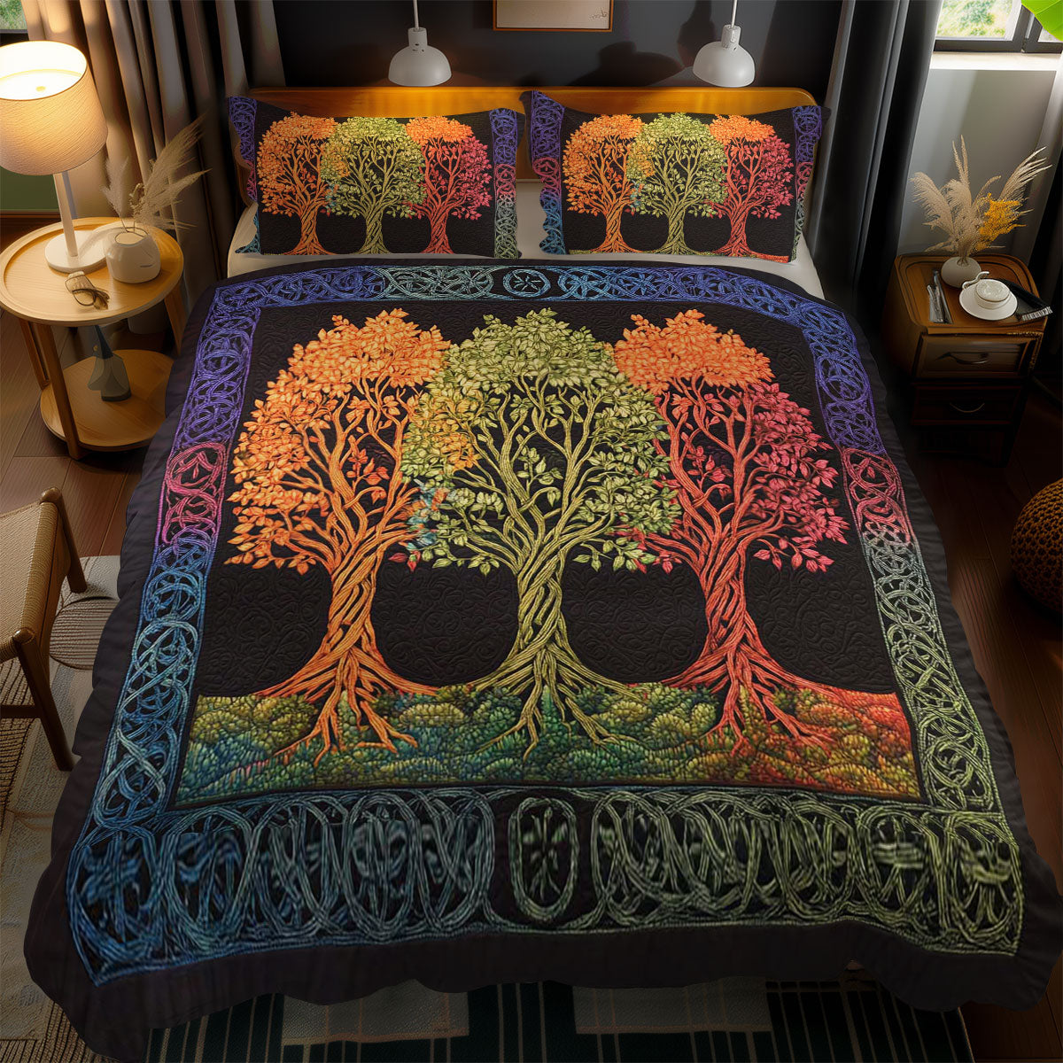 Celestial Tree Of Life WN1203088CL Duvet Cover Set