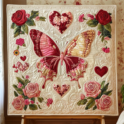 Fluttering Heart WJ1312012CL Quilt