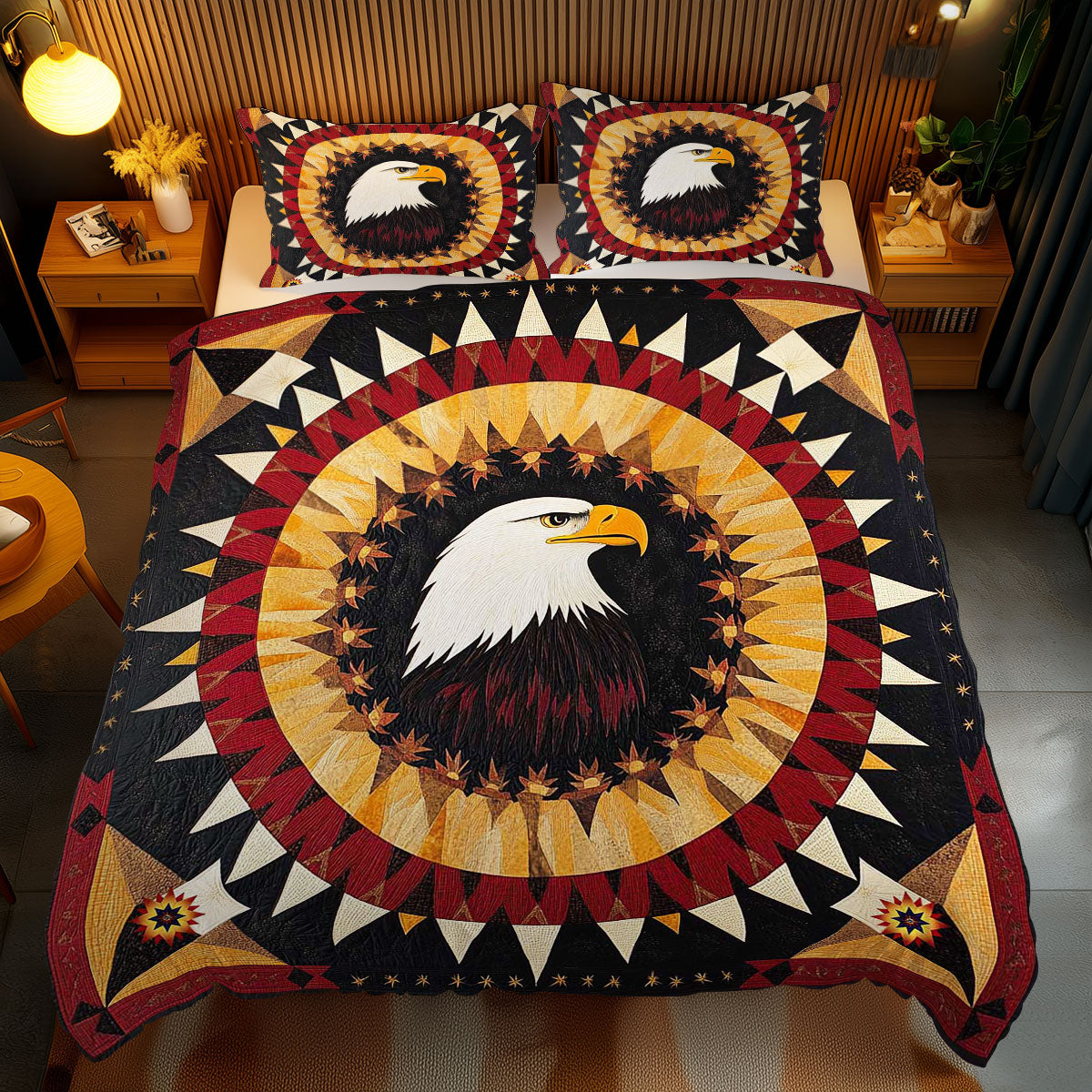 Eagle Sun Native American WP2311019CL Duvet Cover Set