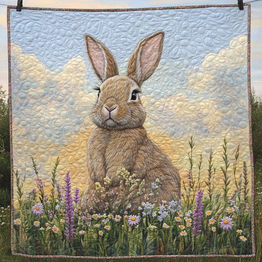Rabbit Morning Meadow LT1709013CL Quilt