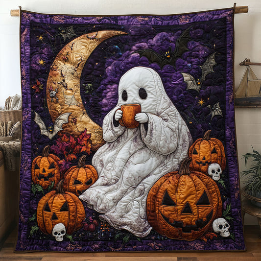 Pumpkin Ghost Play WN2507063CL Quilt