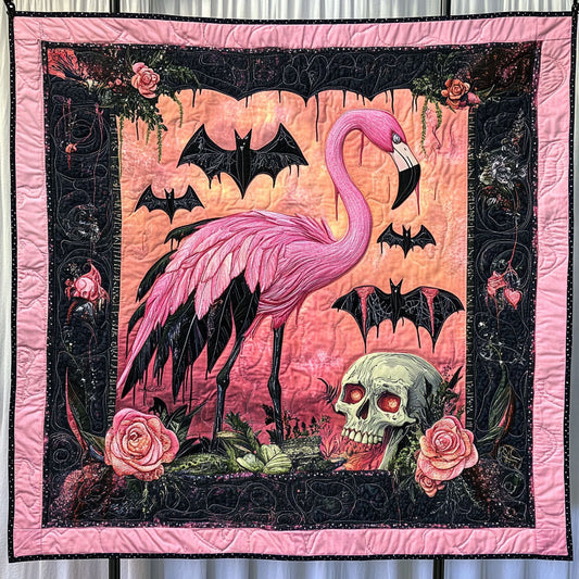 Gothic Flamingo WY2208111CL Quilt