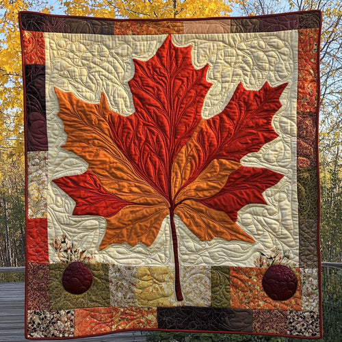 Falling Leaves WJ2508003CL Quilt