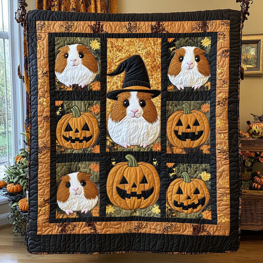 Midnight Pumpkin Guinea WY2308024CL Quilt