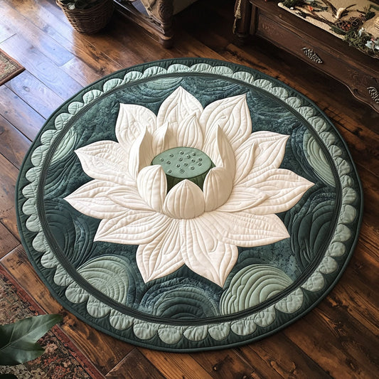 Sacred Lotus CP1808089CL Quilted Round Mat