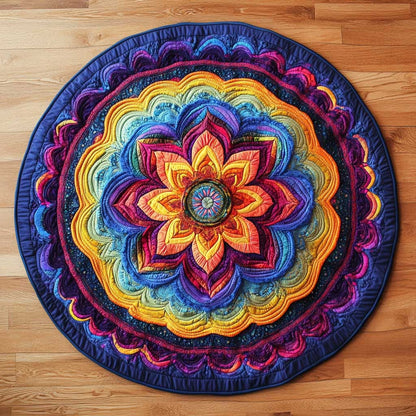 Bliss Mandala WN2504007CL Quilted Round Mat