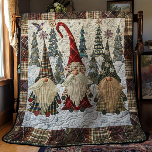 Gnome Holiday Magic WN1610048CL Quilt