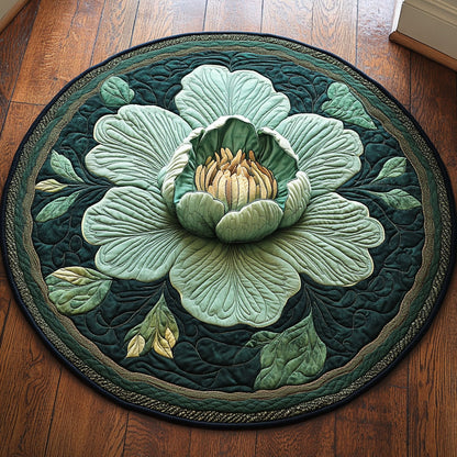 Zen Blossom CP0912060CL Quilted Round Mat