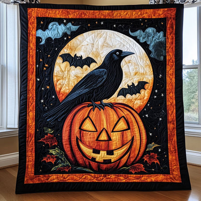 Mystic Pumpkin Crow CW2008025CL Quilt