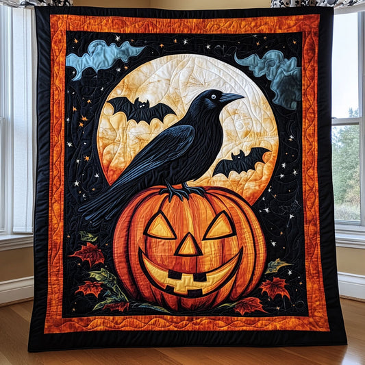 Mystic Pumpkin Crow CW2008025CL Quilt