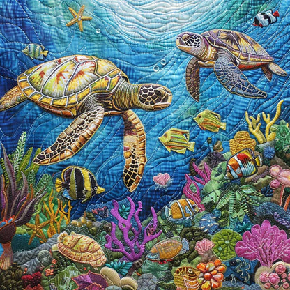 Sea Turtle WJ1909014CL Quilt