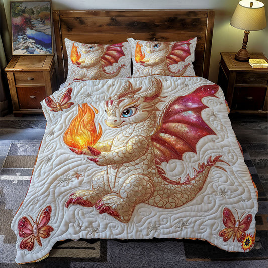 Baby Flame Dragon WY2412003CL Duvet Cover Set