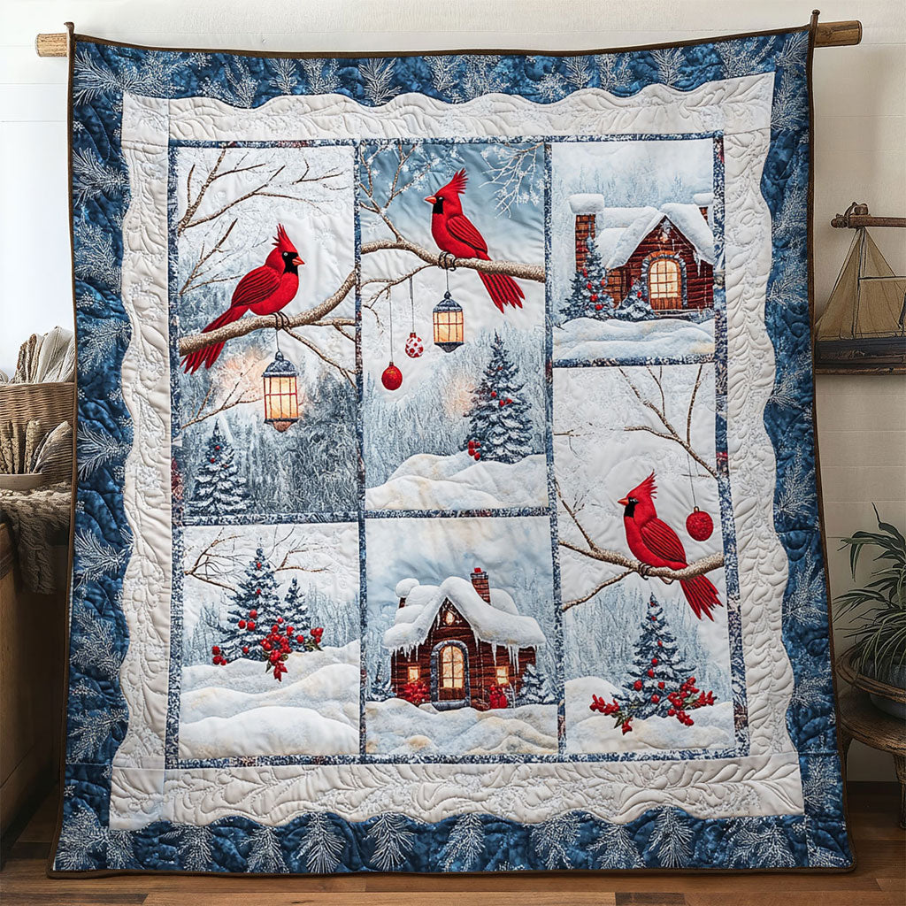 Rustic Cabin Cardinal WN0711051CL Quilt