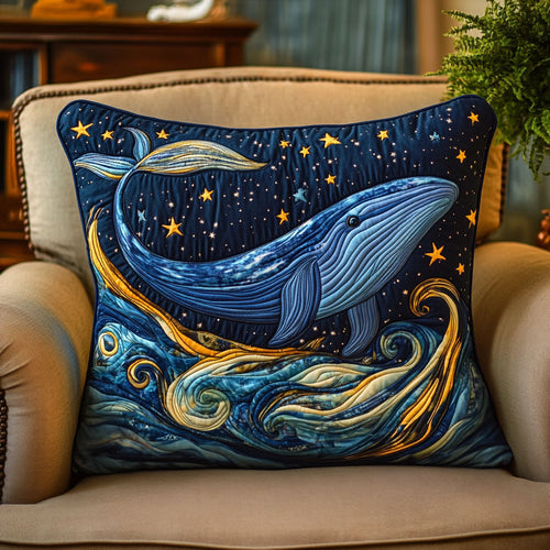 Ocean Whale CW1401115CL Quilt Pillow Case