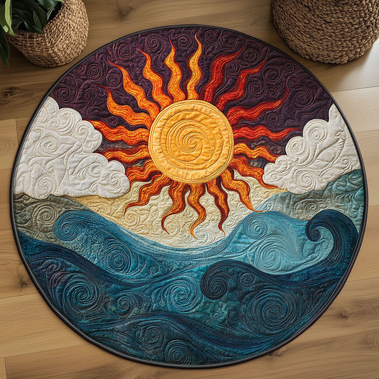 Majestic Sun WY2203083CL Quilted Round Mat