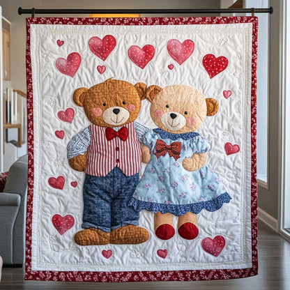 Little Bear Couple WP1812020CL Quilt