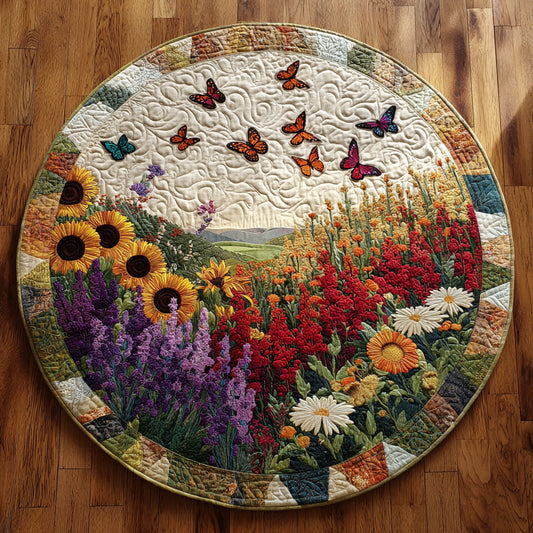 Wings over Meadow CW1208010CL Quilted Round Mat