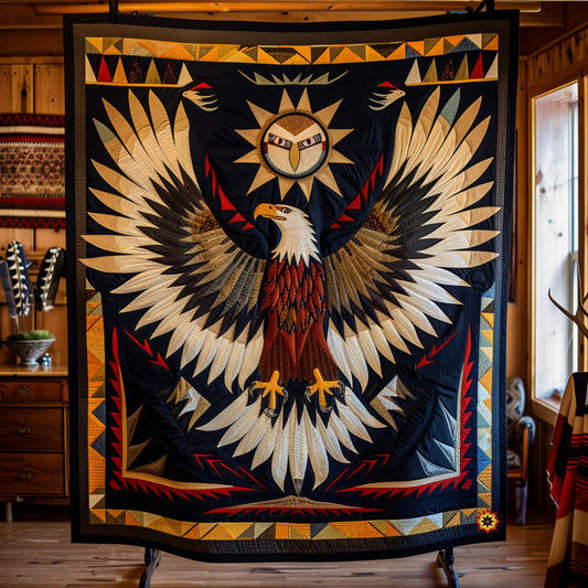 Native American Eagle WJ0911017CL Quilt