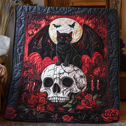 Skull Cat WX0805032CL Quilt