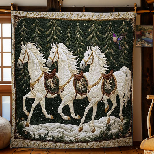 Golden Saddle Horse WN0512008CL Quilt