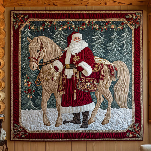 Santa and Horse KL1411016CL Quilt