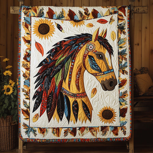 Native American Horse WP1505070CL Quilt