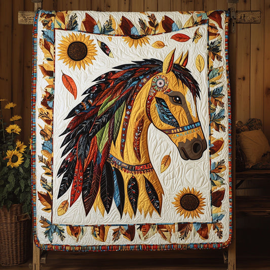 Native American Horse WP1505070CL Quilt