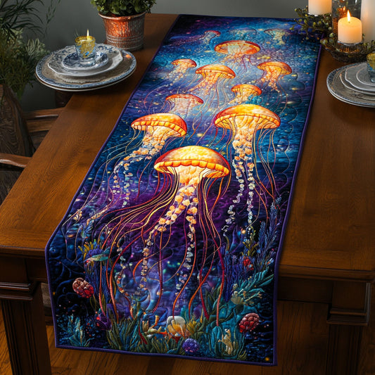 Jellyfish CW1407029CL Quilted Table Runner