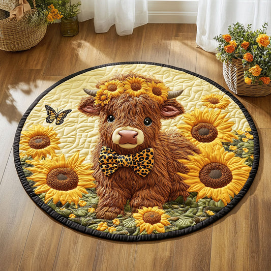 Highland Bloom CP0210062CL Quilted Round Mat
