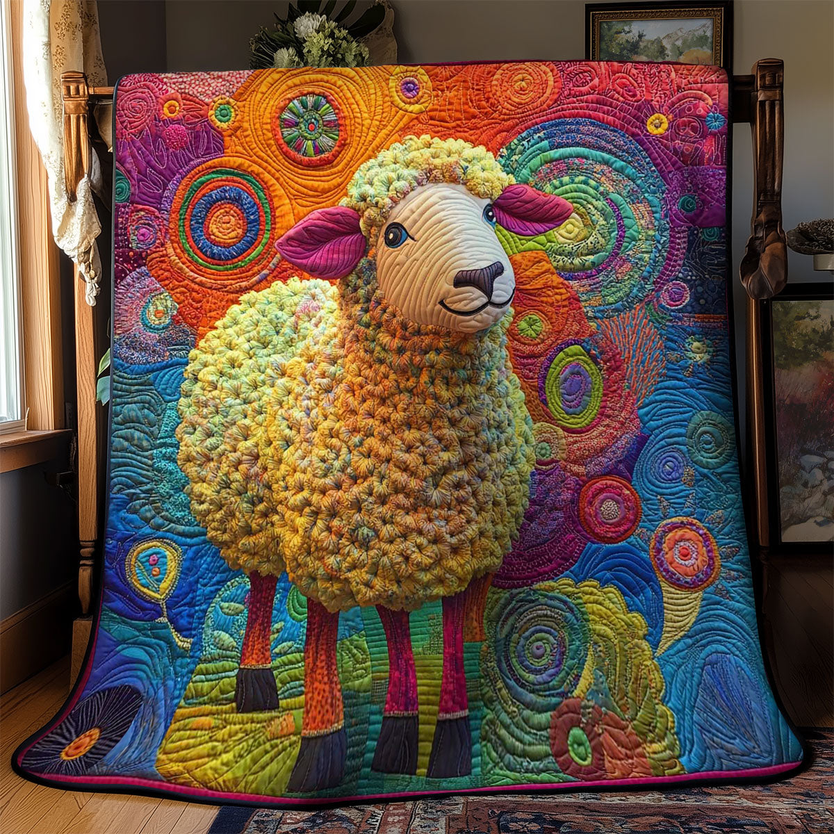 Boho Sheep WN1703052CL Quilt