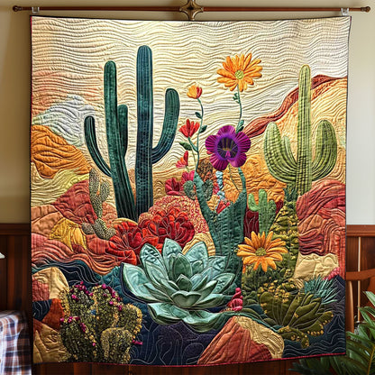 Safari Cactus Garden WP2412009CL Quilt