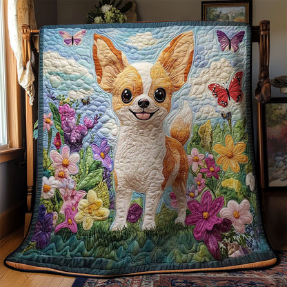 Springtime Chihuahua WN2403104CL Quilt