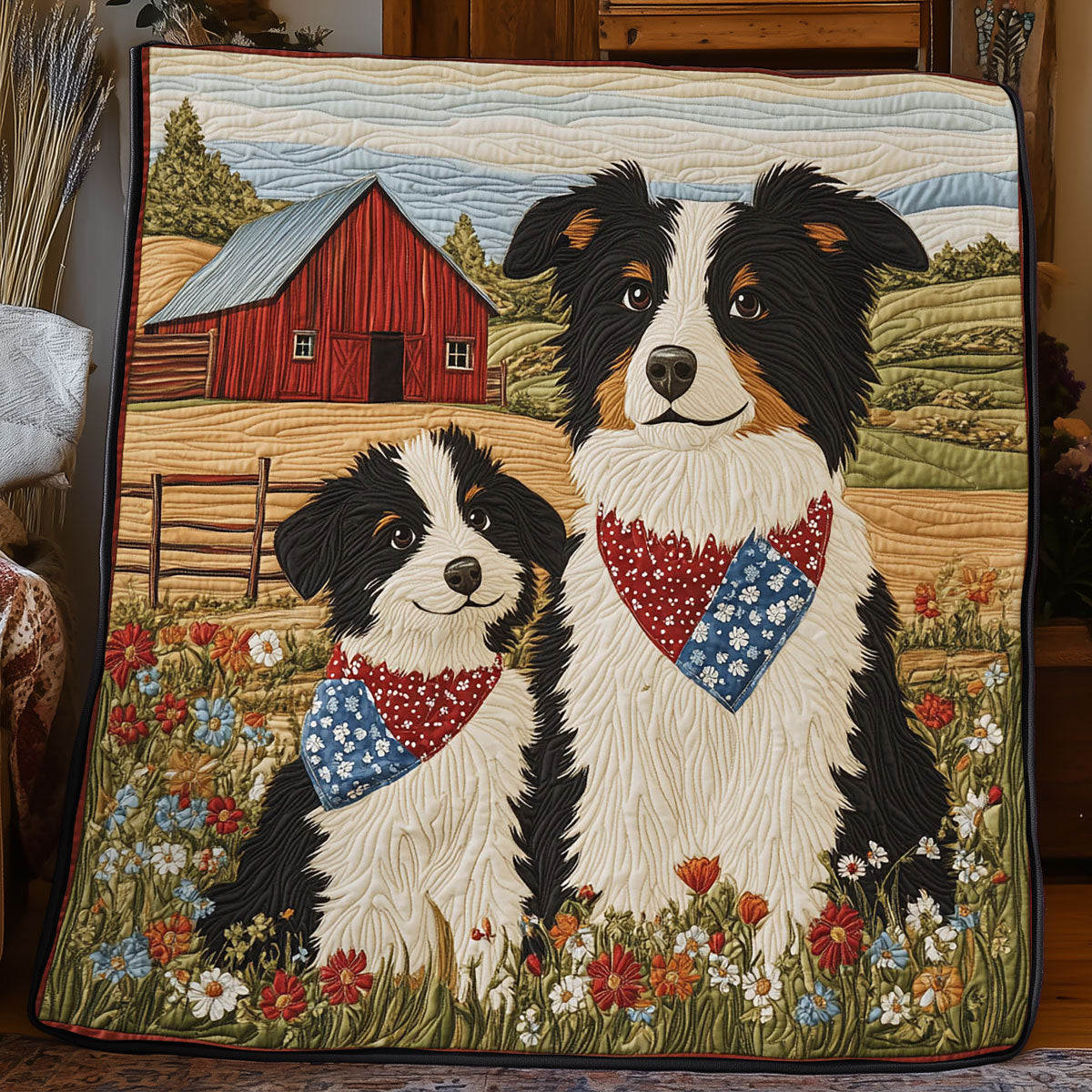 Border Collie Bond WJ1305004CL Quilt