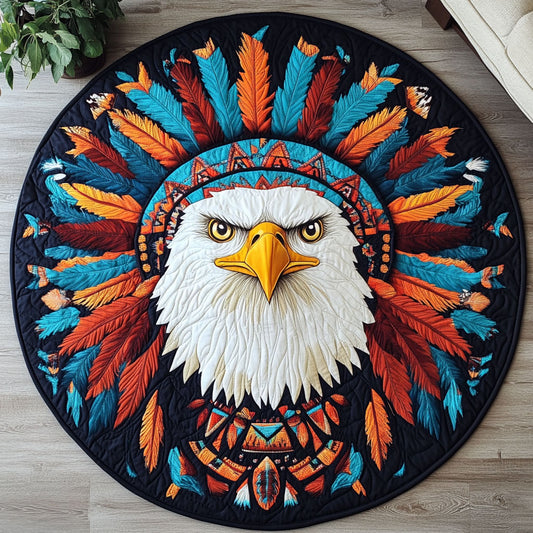 Eagle Spirit WX0605016CL Quilted Round Mat