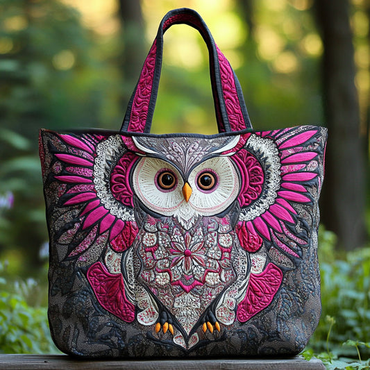Dream Owl WN2709015CL Quilted Tote Bag