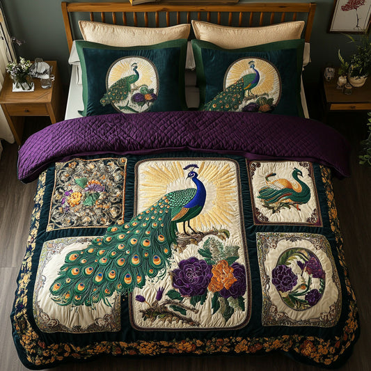 Jewel Peacock WN2908038CL Duvet Cover Set