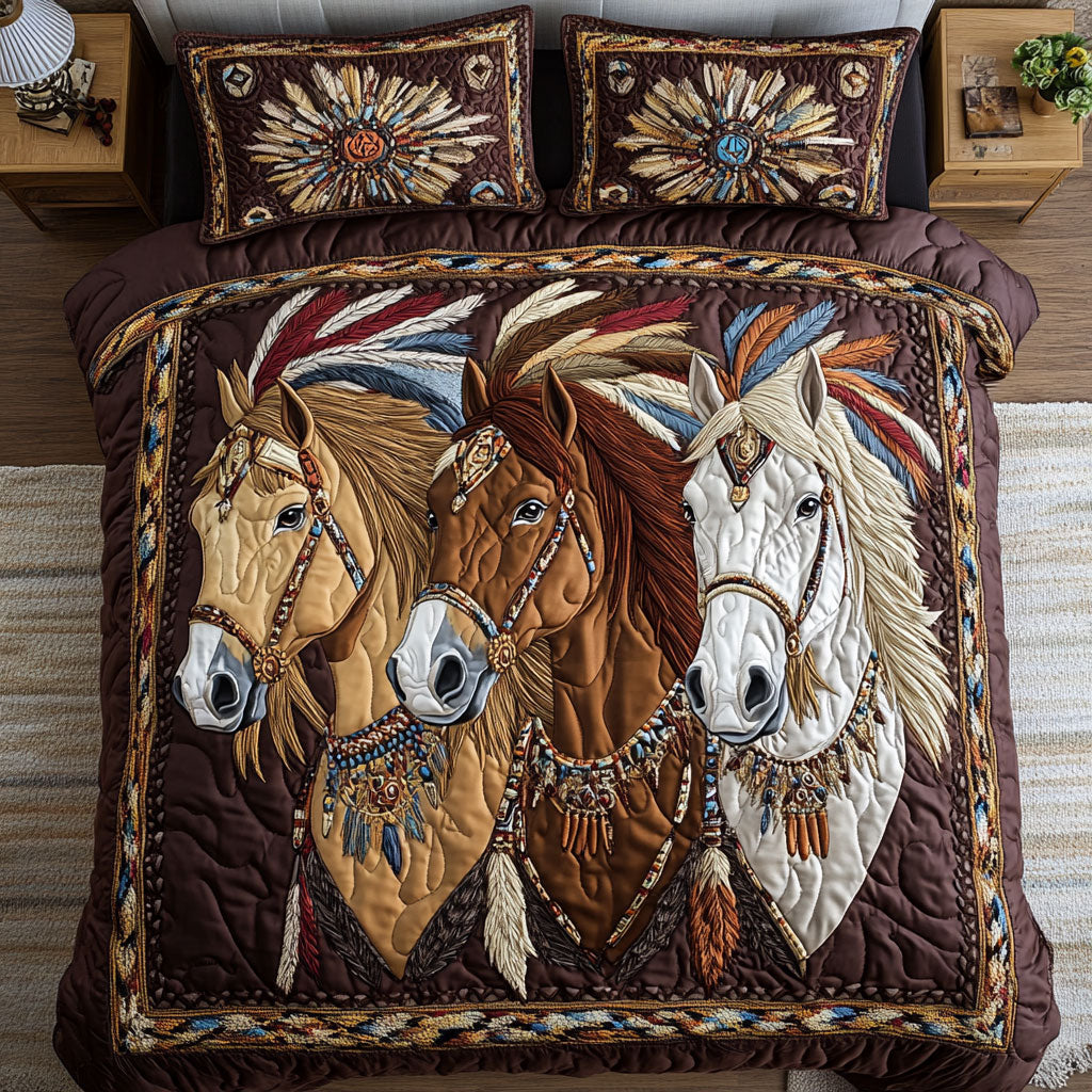 Native Horse Spirit CW0801040CL Duvet Cover Set