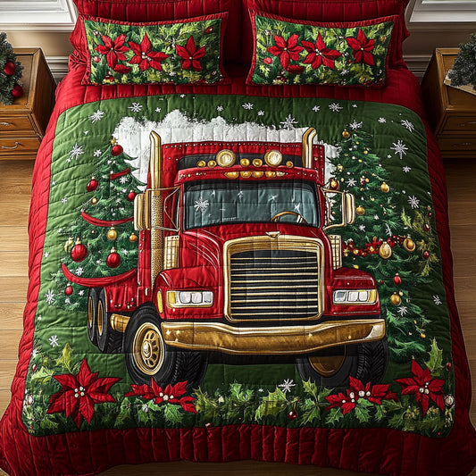 Truck Christmas CW1111078CL Duvet Cover Set