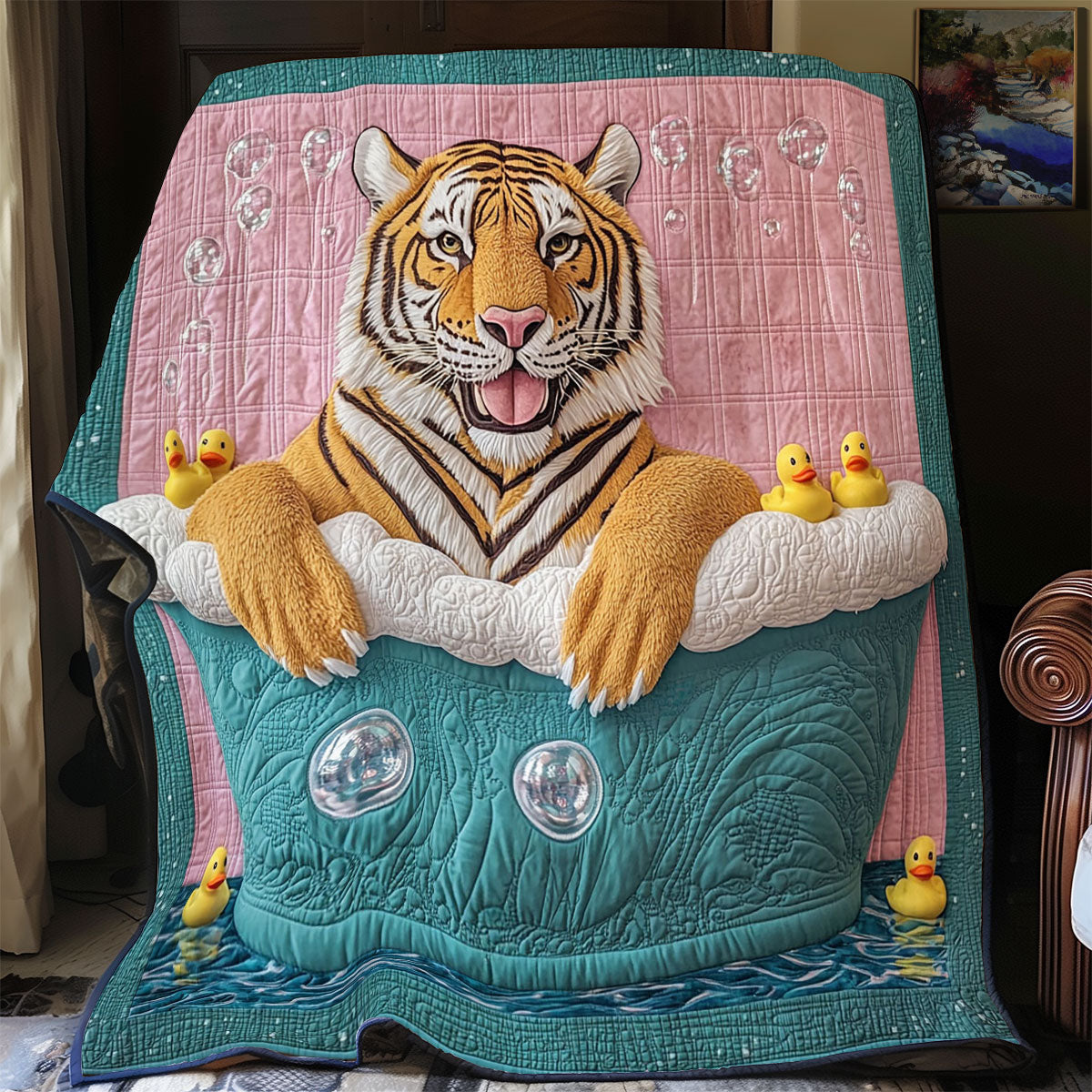 Tiger Soak CP1606033CL Quilt