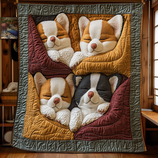 Corgi Lounge CP0512110CL Quilt